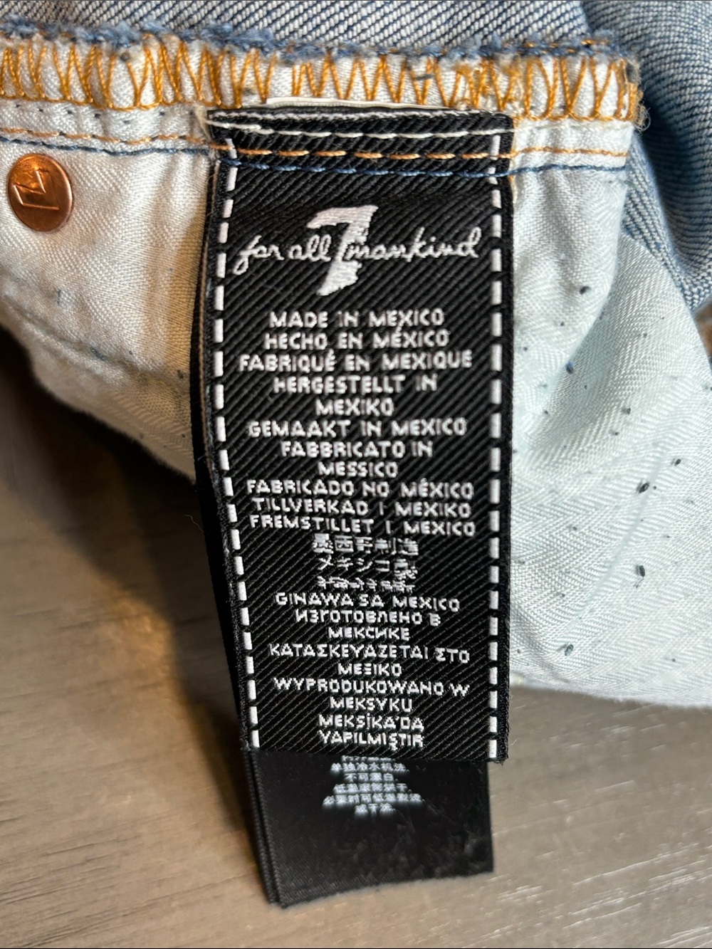 💙 7 For All Mankind High RIse Ankle Skinny Jeans Women’s 23 Distressed 💙 - Picture 8 of 14